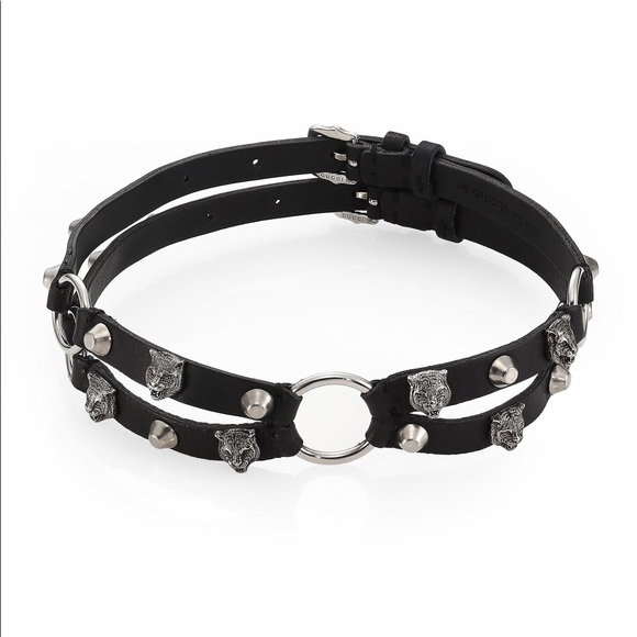 Gucci Jewelry - GUCCI Feline Head Gato Choker Necklace